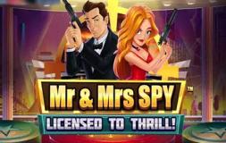 Mr and Mrs Spy slot logo
