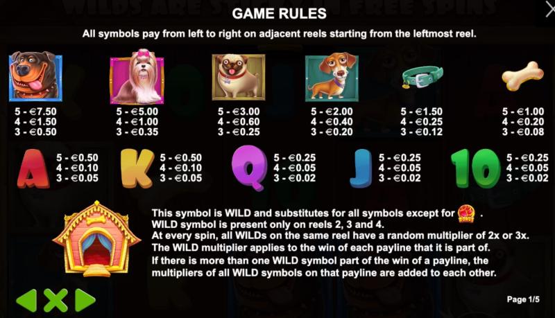 The Dog House Symbols