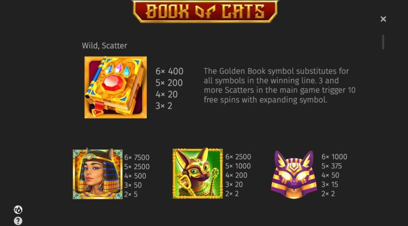 Book of Cats Symbols