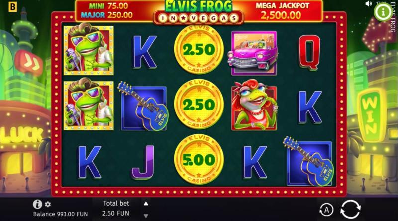 Elvis Frog slot