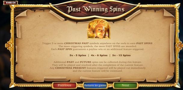 A Christmas Carol Slot Machine Wild Symbol Screen