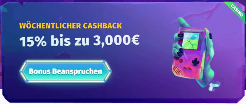 Wochentliches Cashback von Casombie Casino Wochentliches Cashback von Casombie Casino