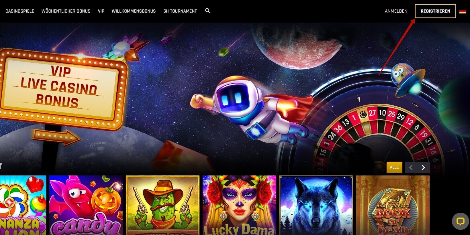 Online Casino Registrieren