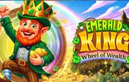 Emerald King Wheel of Wealth slot logo