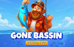 Gone Bassin: Catch & Cash slot logo