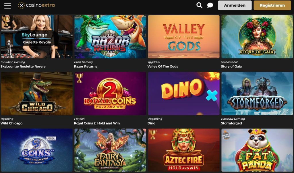 Casino Extra Spiele