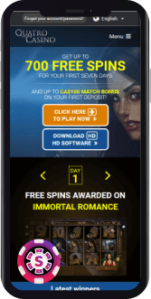 quatro casino mobil