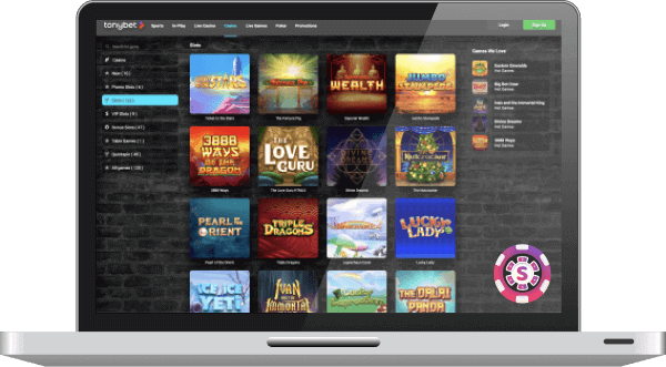 TonyBet Casino spiele