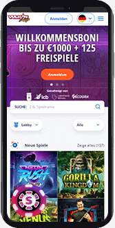 Vulkan Vegas Casino mobil