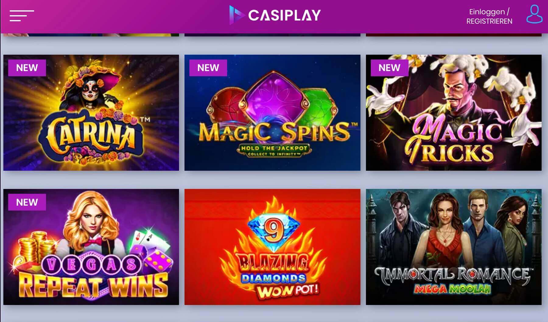 Casiplay Casino spiele
