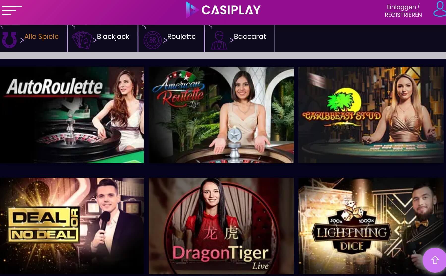 Casiplay Live Casino