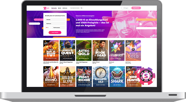 21.com casino spiele