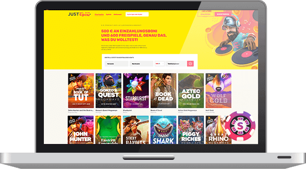 Justspin Casino Spiele
