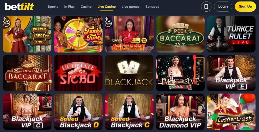 Bettilt Live Casino