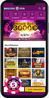 magical spin casino mobil