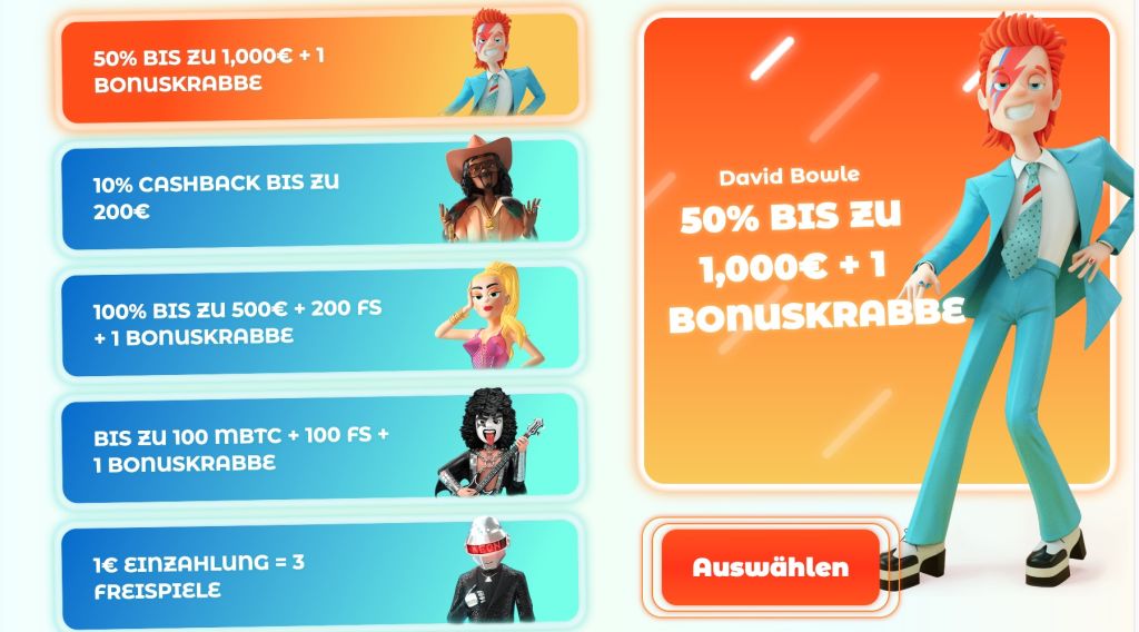 Neon54 Casino Willkommensbonus