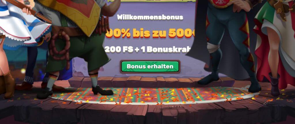 5Gringos Casino Willkommensbonus