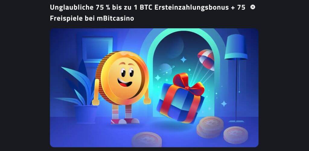 mBit Casino Willkommensbonus