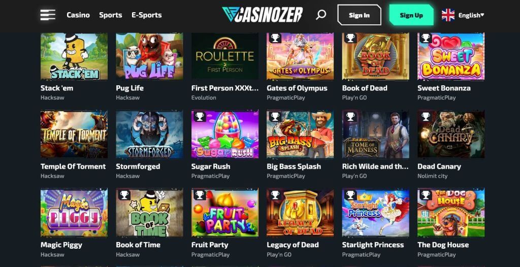 Casinozer Casino Spiele Casinozer Casino Spiele