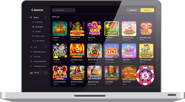 Zoome Casino spiele