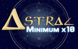 Astral Minimum X10 slot logo