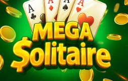 Mega Solitaire slot logo