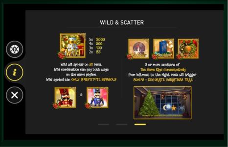 The Nutcracker Slot Machine Scatter Awards and Wild Symbol Screen