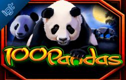 100 Pandas slot logo