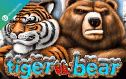 Tiger vs Bear slot logo