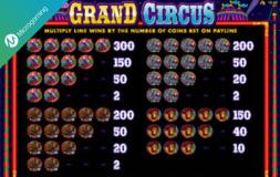 The Grand Circus slot logo