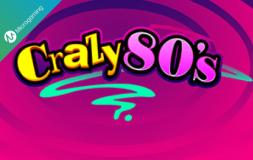 Crazy 80s slot logo