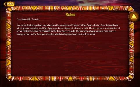Wild Pride Slot Machine Game Rules Screen