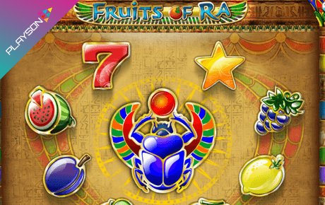 fruits of ra slot logo