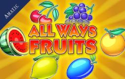 All Ways Fruits slot logo