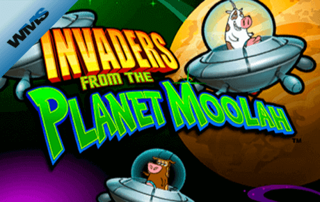 Invaders from the Planet Moolah slot logo
