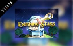 Burning Stars slot logo
