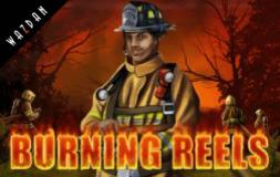 Burning Reels slot logo