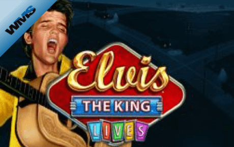 Elvis the King Lives slot logo
