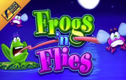 Frogs n Flies slot logo