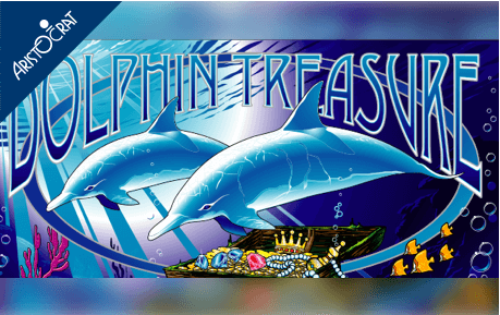 Dolphin Treasure slot logo