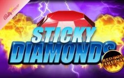 Sticky Diamonds Red Hot Firepot slot logo