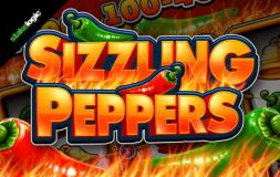 Sizzling Peppers slot logo