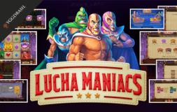 Lucha Maniacs slot logo