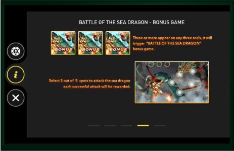The Legend of Nezha Slot Machine Bonus Game Screen