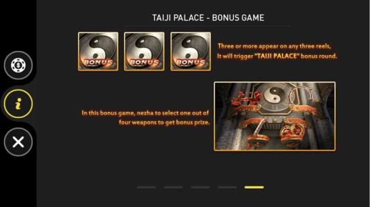 The Legend of Nezha Slot Machine Bonus Game Screen