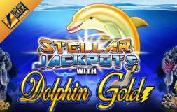 Dolphin Gold with Stellar Jackpots slot logo